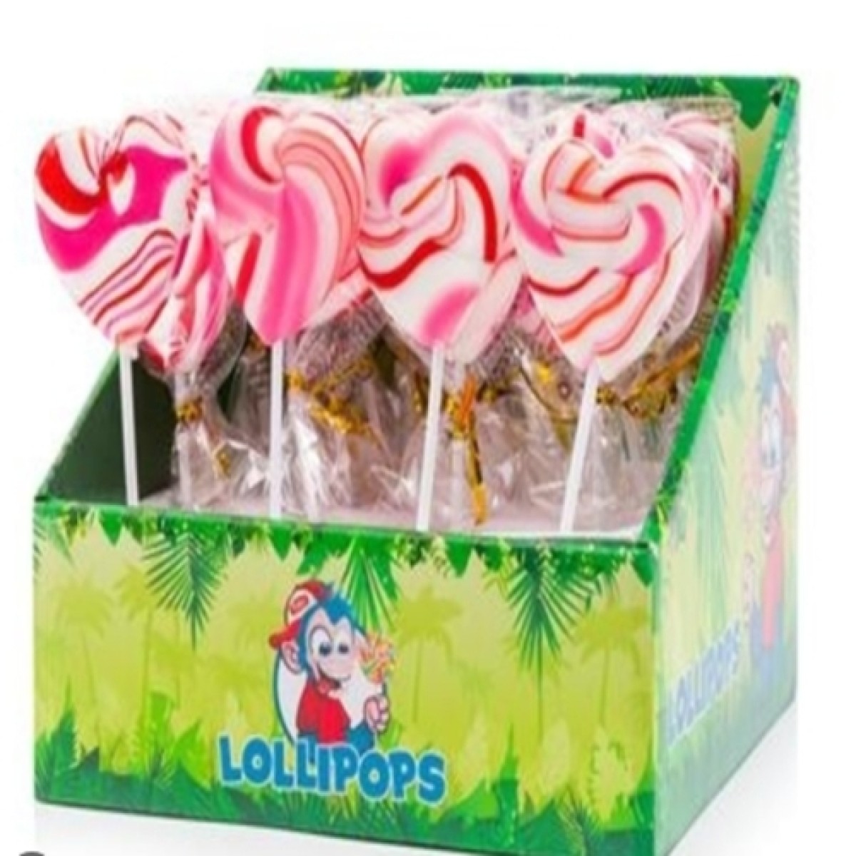 Mini-lollipops sweetheart 20gr
